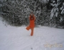 Asanas at the snow