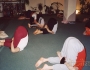 Hatha-joga nodarbības zālē.